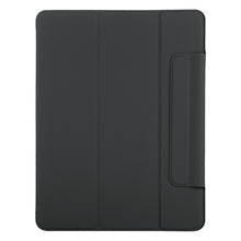 For iPad Pro 12.9 inch (2020) Horizontal Flip Ultra-thin Double-sided Clip Fixed Buckle Magnetic PU Leather Tablet Case With Three-folding Holder & Sleep / Wake-up Function(Black)