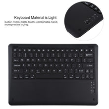 T129 Detachable Bluetooth Black Keyboard Microfiber Leather Tablet Case for iPad Pro 12.9 inch (2020), with Holder (Black)