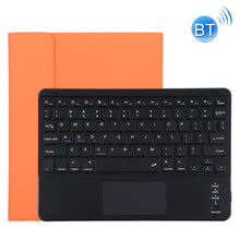 TG11BC Detachable Bluetooth Black Keyboard Microfiber Leather Tablet Case for iPad Pro 11 inch (2020), with Touchpad & Pen Slot & Holder (Orange)