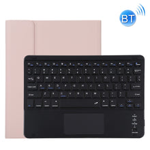 TG11BC Detachable Bluetooth Black Keyboard Microfiber Leather Tablet Case for iPad Pro 11 inch (2020), with Touchpad & Pen Slot & Holder (Pink)