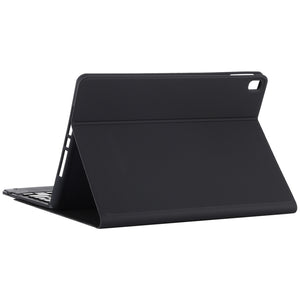 TG-102BCS Detachable Bluetooth Black Keyboard + Microfiber Leather Tablet Case for iPad 10.2 inch / iPad Air (2019), with Touch Pad & Backlight & Pen Slot & Holder (Black)