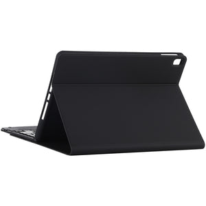 TG109BC Detachable Bluetooth Black Keyboard + Microfiber Leather Tablet Case for iPad Air 2020, with Touch Pad & Pen Slot & Holder (Black)