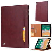 Knead Skin Texture Horizontal Flip Leather Case for iPad Pro 11 inch 2018, with Photo Frame & Holder & Card Slots & Wallet & Pen Slot (Wine Red)