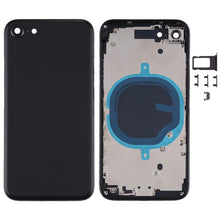Battery Back Cover with Camera Lens Cover & SIM Card Tray & Side keys for iPhone SE 2020