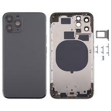 Back Housing Cover with SIM Card Tray & Side keys & Camera Lens for iPhone 11 Pro(Grey)