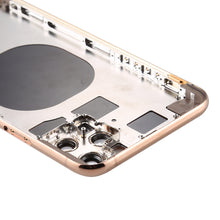 Back Housing Cover with SIM Card Tray & Side keys & Camera Lens for iPhone 11 Pro Max(Gold)