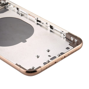 Back Housing Cover with SIM Card Tray & Side keys & Camera Lens for iPhone 11 Pro Max(Gold)