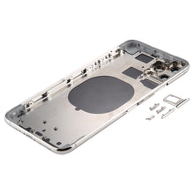 Back Housing Cover with SIM Card Tray & Side keys & Camera Lens for iPhone 11 Pro Max(Silver)