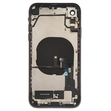 Battery Back Cover Assembly (with Side Keys & Speaker Ringer Buzzer & Motor & Camera Lens & Card Tray & Power Button + Volume Button + Charging Port + Signal Flex Cable & Wireless Charging Module) for iPhone XR(Black)