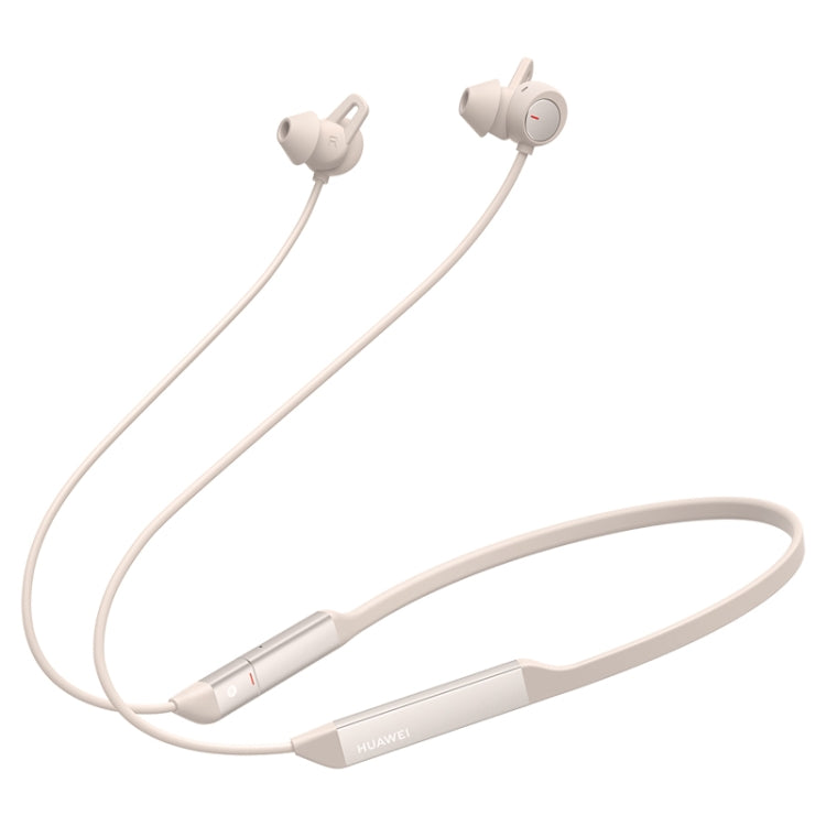 Original Huawei FreeLace Pro Noise Cancelling Bluetooth 5.0 Wireless Earphone(White)