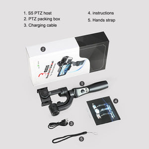 S5 Mobile Phone Stabilizer Three-axis Anti-shake Handheld Gimbal