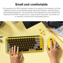 Logitech POP KEYS Round Button Bluetooth Mechanical Keyboard(Yellow)