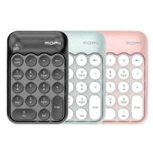 Mofii x910 2.4G Mini Wireless Number Keyboard, English Version(Pink + White)