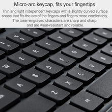 Original Xiaomi 2.4GHz Wireless Keyboard + Mouse Set for Notebook Desktop Laptop(Black)