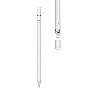 P7-LS Active Capacitive Stylus Pen with Palm Rejection for iPad After 2018 Version(White)