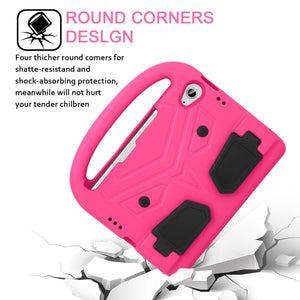 For iPad mini 6 Sparrow Style EVA Material Children Shockproof Case(Rose Red)