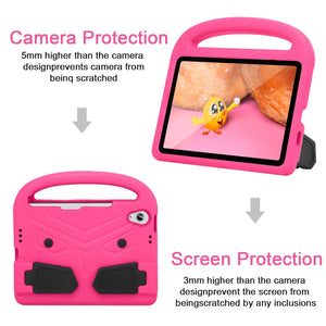 For iPad mini 6 Sparrow Style EVA Material Children Shockproof Case(Rose Red)