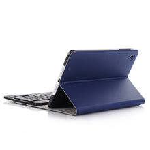 A03 for iPad mini 3 / 2 / 1 Universal Ultra-thin ABS Horizontal Flip Tablet Case + Bluetooth Keyboard(Blue)