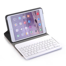 A03 for iPad mini 3 / 2 / 1 Universal Ultra-thin ABS Horizontal Flip Tablet Case + Bluetooth Keyboard(Rose Gold)