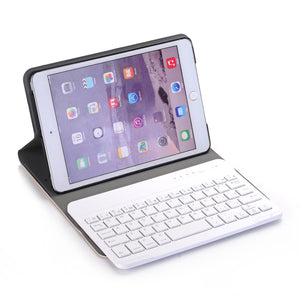 A03 for iPad mini 3 / 2 / 1 Universal Ultra-thin ABS Horizontal Flip Tablet Case + Bluetooth Keyboard(Rose Gold)