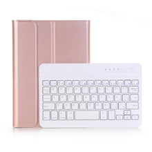 A03 for iPad mini 3 / 2 / 1 Universal Ultra-thin ABS Horizontal Flip Tablet Case + Bluetooth Keyboard(Rose Gold)