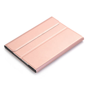 A03 for iPad mini 3 / 2 / 1 Universal Ultra-thin ABS Horizontal Flip Tablet Case + Bluetooth Keyboard(Rose Gold)