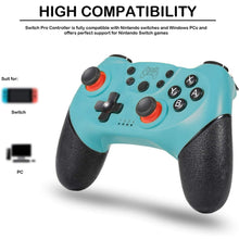 6-axis Bluetooth Joypad Gamepad Game Controller for Switch Pro(Green)