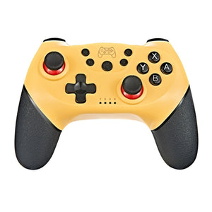 6-axis Bluetooth Joypad Gamepad Game Controller for Switch Pro(Yellow)