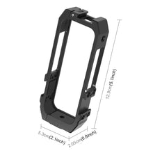 PULUZ Protective Cage Rig Housing Frame with Cold Shoe Mounts & Magnetic Folding Tripod Adapter for Insta360 ONE X2(Black)