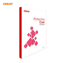 For iPad 10.2 2021 / 2020 / 2019 ENKAY ENK-8016 PU Leather + TPU Smart Case with Pen Slot(Rose Red)