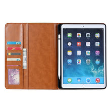 Knead Skin Texture Horizontal Flip Leather Case for iPad 9.7 2018 / 2017 / Air / Air 2/Pro 9.7, with Photo Frame & Holder & Card Slots & Wallet(Black)