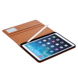 Knead Skin Texture Horizontal Flip Leather Case for iPad 9.7 2018 / 2017 / Air / Air 2/Pro 9.7, with Photo Frame & Holder & Card Slots & Wallet(Black)