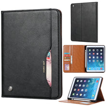 Knead Skin Texture Horizontal Flip Leather Case for iPad 9.7 2018 / 2017 / Air / Air 2/Pro 9.7, with Photo Frame & Holder & Card Slots & Wallet(Black)
