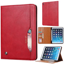 Knead Skin Texture Horizontal Flip Leather Case for iPad 9.7 2018 / 2017 / Air / Air 2/Pro 9.7, with Photo Frame & Holder & Card Slots & Wallet(Red)