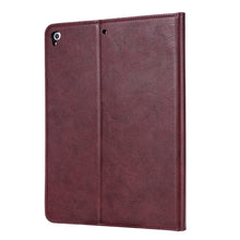 Knead Skin Texture Horizontal Flip Leather Case for iPad 9.7 2018 / 2017 / Air / Air 2/Pro 9.7, with Photo Frame & Holder & Card Slots & Wallet(Wine Red)