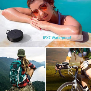 S360 Portable Outdoor Bikes Bluetooth Speaker IPX7 Waterproof  Dust-proof Shockproof Speaker, Support TF(Blue)