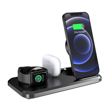 UV-06 3 in 1 Double Folding Wireless Charger for iPhone & Watch & Airpods