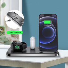 UV-06 3 in 1 Double Folding Wireless Charger for iPhone & Watch & Airpods