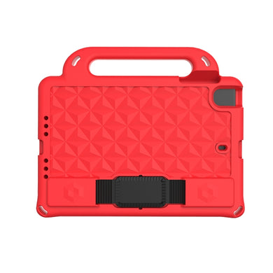 For iPad mini 6 Diamond Series EVA Anti-Fall Shockproof Sleeve Protective Shell Tablet Case with Holder & Strap(Red)