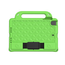 For iPad mini 6 Diamond Series EVA Anti-Fall Shockproof Sleeve Protective Shell Tablet Case with Holder & Strap(Green)
