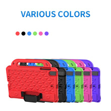 For iPad mini 6 Diamond Series EVA Anti-Fall Shockproof Sleeve Protective Shell Tablet Case with Holder & Strap(Black)