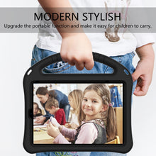 For iPad mini 6 EVA Flat Anti Falling Protective Tablet Case Shell with Holder(Black)