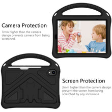 For iPad mini 6 EVA Flat Anti Falling Protective Tablet Case Shell with Holder(Black)