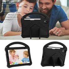 For iPad mini 6 EVA Flat Anti Falling Protective Tablet Case Shell with Holder(Black)