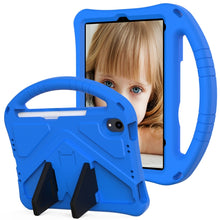 For iPad mini 6 EVA Flat Anti Falling Protective Tablet Case Shell with Holder(Blue)