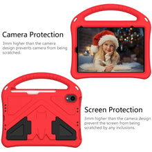 For iPad mini 6 EVA Flat Anti Falling Protective Tablet Case Shell with Holder(Red)