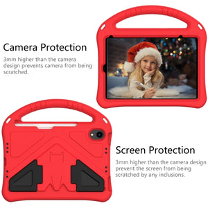 For iPad mini 6 EVA Flat Anti Falling Protective Tablet Case Shell with Holder(Red)