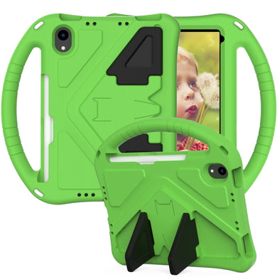 For iPad mini 6 EVA Flat Anti Falling Protective Tablet Case Shell with Holder(Green)