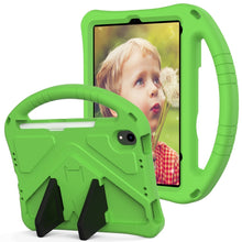 For iPad mini 6 EVA Flat Anti Falling Protective Tablet Case Shell with Holder(Green)