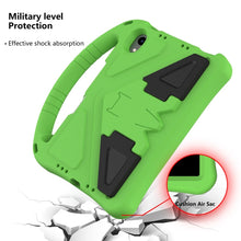 For iPad mini 6 EVA Flat Anti Falling Protective Tablet Case Shell with Holder(Green)